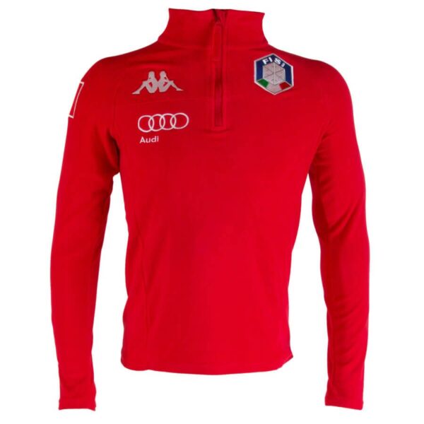 Kappa Men's Italian FISI Team First Layer Shirt - Red1