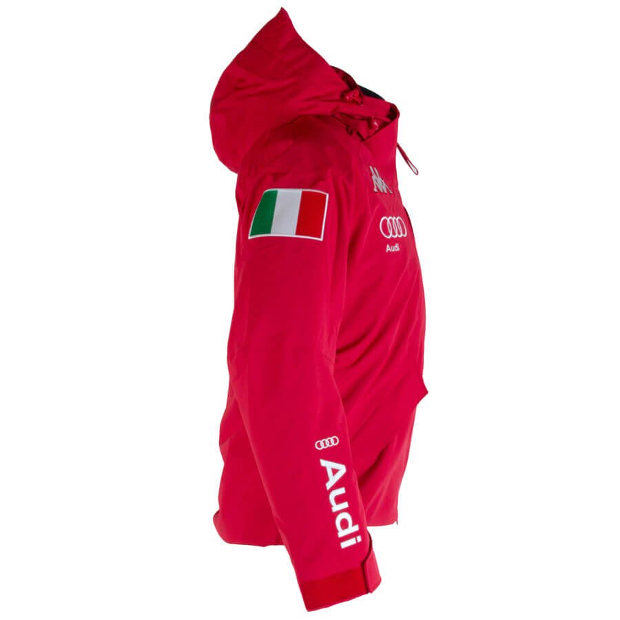 Kappa Men's Italian FISI Team Jacket - Red - TeamSkiWear | Ski Racing