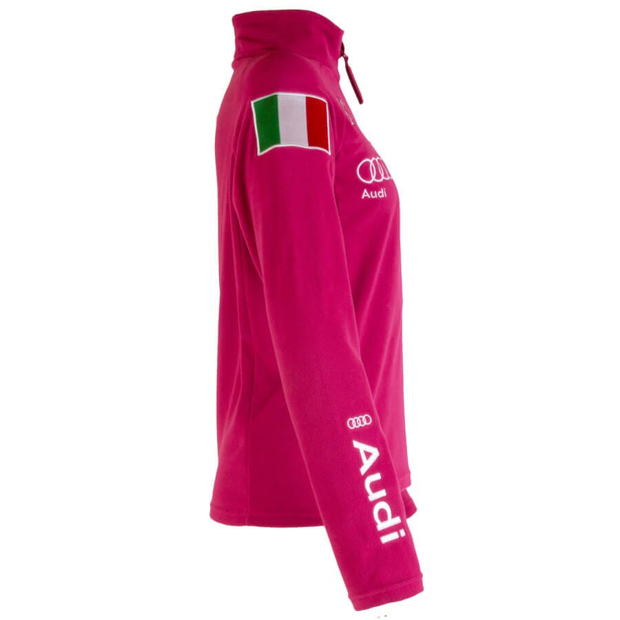Kappa Womens Italian FISI Team First Layer Shirt - Red Cerise3