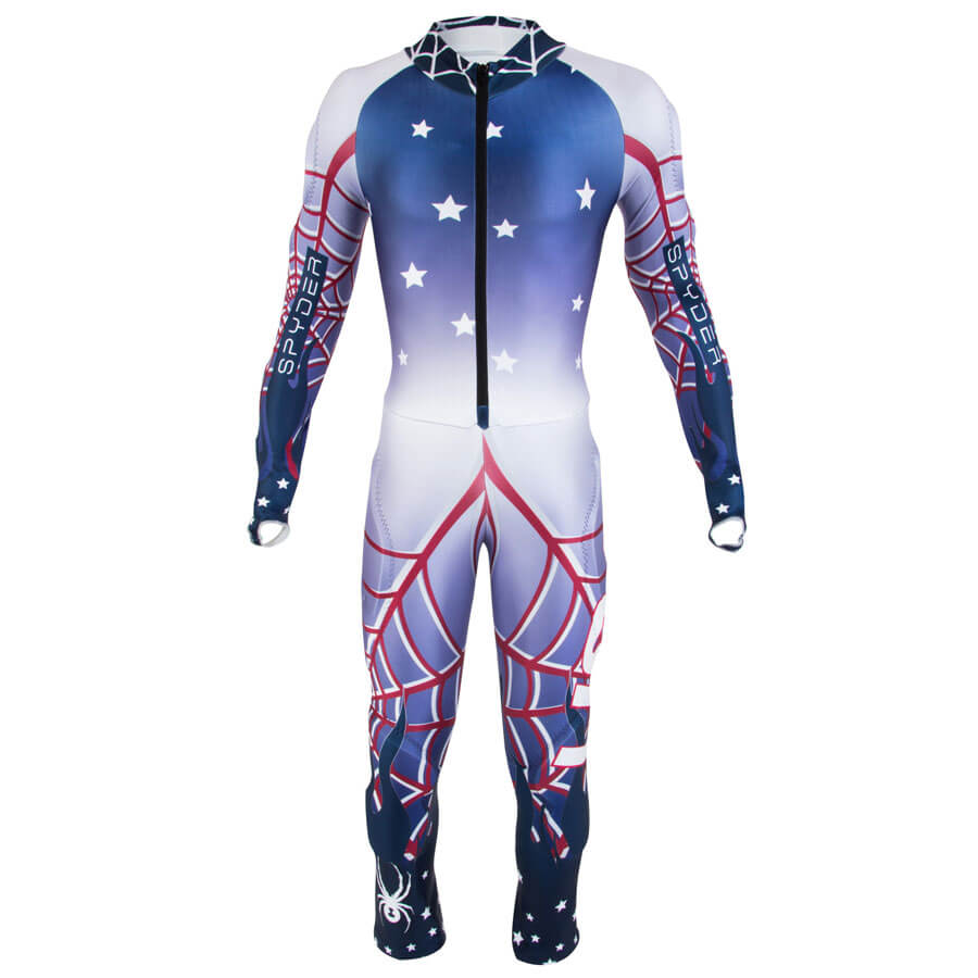 Spyder Mens Performance GS Race Suit - Frontier Red USA1