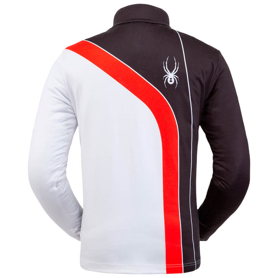 Spyder Mens Rival First Layer Shirt - Black Volcano2