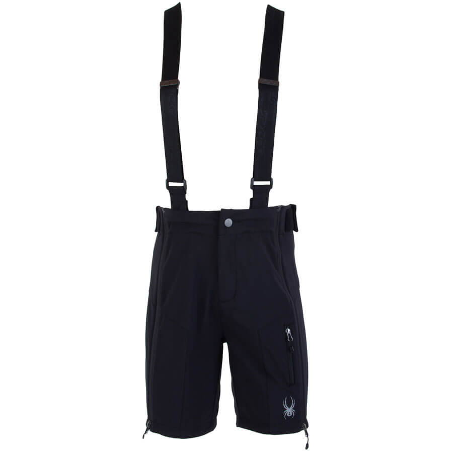 Spyder Mens Softshell Trainings Shorts - Black1