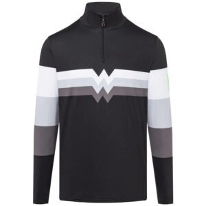 Bogner Camicia Uomo Verti Primo Strato - Nero Bianco Grigio1