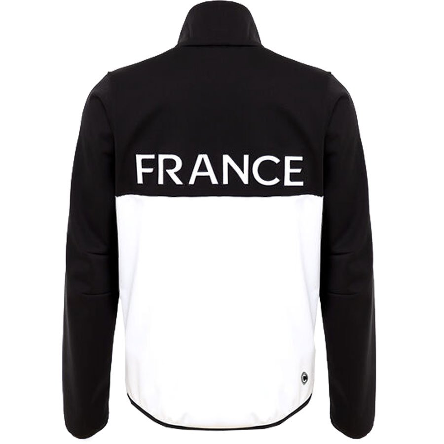 Colmar Mens France Ski Team Soft Shell Jacket - Black White2