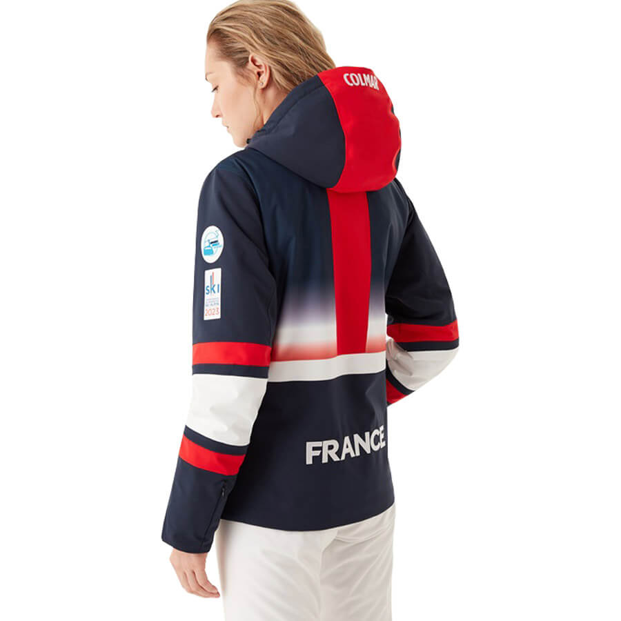 Colmar Womens France Ski Team Jacket - Blue Black2