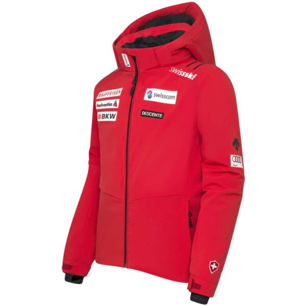 Descente Kids Swiss Alpine Team Jacket - Electric Red1