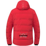 Descente Mens Canada Skier Cross Team Down Jacket - Electric Red2
