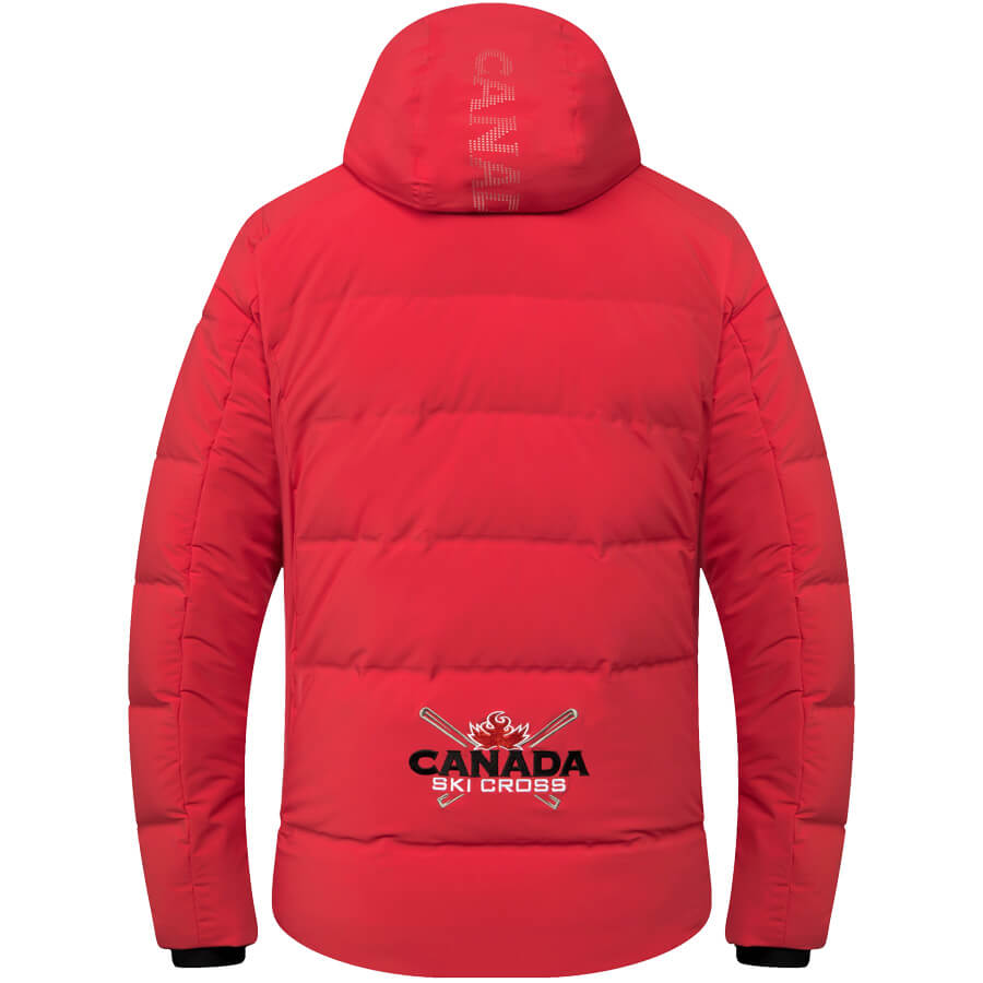 Descente Men's Canada Skier Cross Team Down Jacket - Electric Red