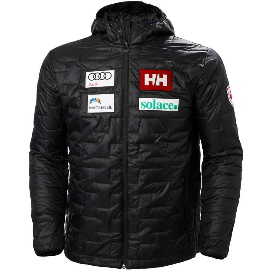 Helly Hansen Mens Lifalfoft Canada Hooded Insulator Jacket - Can Black1