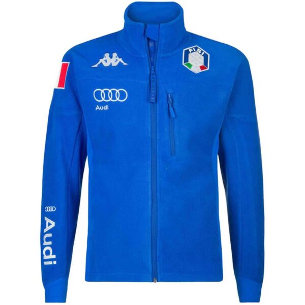 Kappa Men's Italia FISI Team Fleece Jacket - Blue1