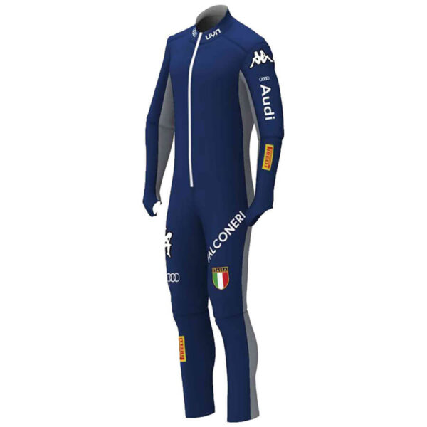 Kappa UNI Italian Team FISI SL Race Suit - Blue Medieval Grey4