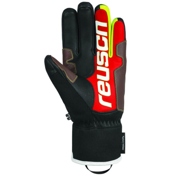 Reusch Mens Marcel Hirscher Race Glove - Black Fire Red2
