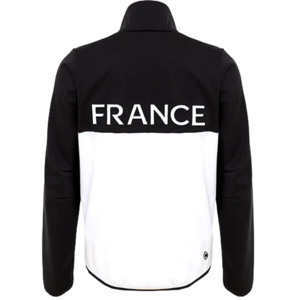 Colmar Womens France Ski Team Soft Shell Jacket - Black White2