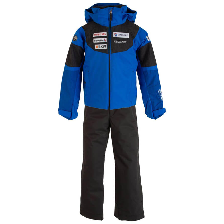 Descente Kids Swiss Alpine Team Ski Jacket + Pant - Victory Blue3