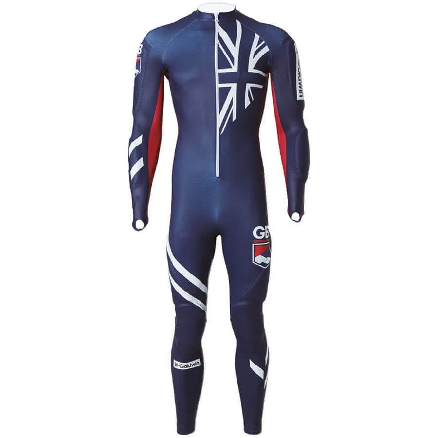 Goldwin Uni Great Britain Team GS Race Suit - Navy1