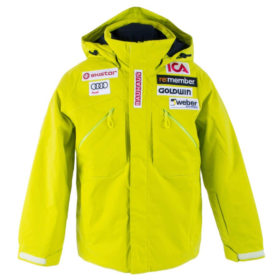 Goldwin Junior Sweden Alpine Team Jacket - Lime Green1