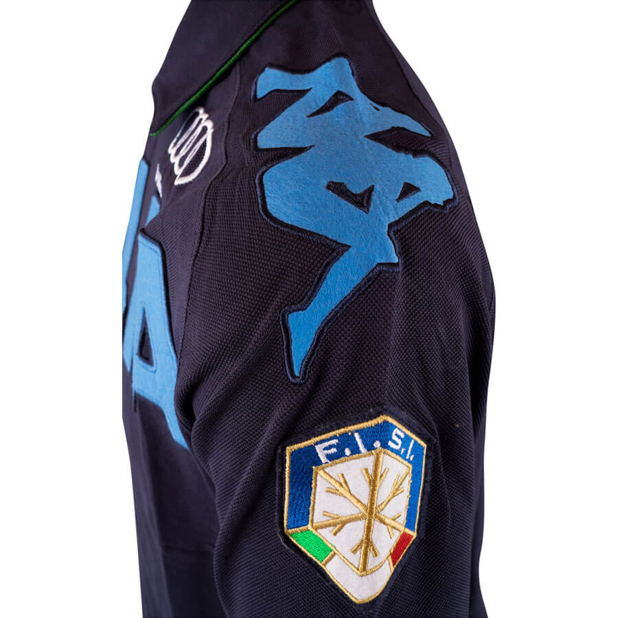 Kappa Mens Italian FISI Team Polo Shirt - Blue Night3