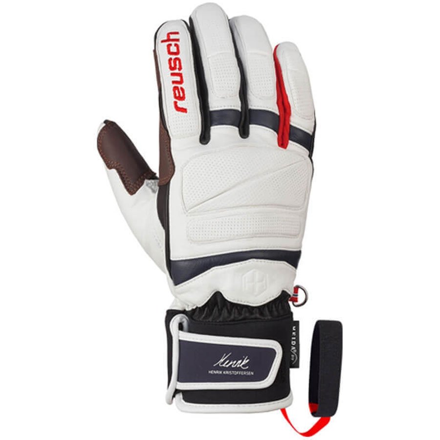 Reusch Men's Henrik Kristoffersen Glove - White Black1