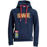 Huski Mens Logo de l’équipe de Suède Sweat à capuche - Bleu marine1