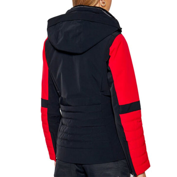 Descente Womens Cicily Ski Jacket - Black Electric Red2