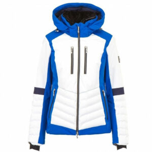 Descente Womens Cicily Ski Jacket - Blue White1