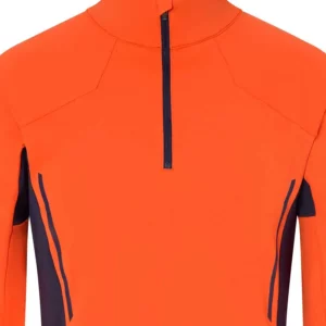 Descente Mens Garrett First Layer Shirt - Momiji Orange2