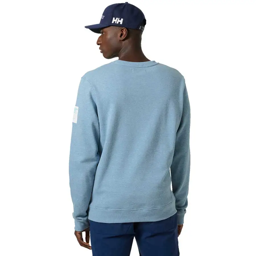 Sweat-shirt col rond homme GRIS MOYEN — Ethnic Blue