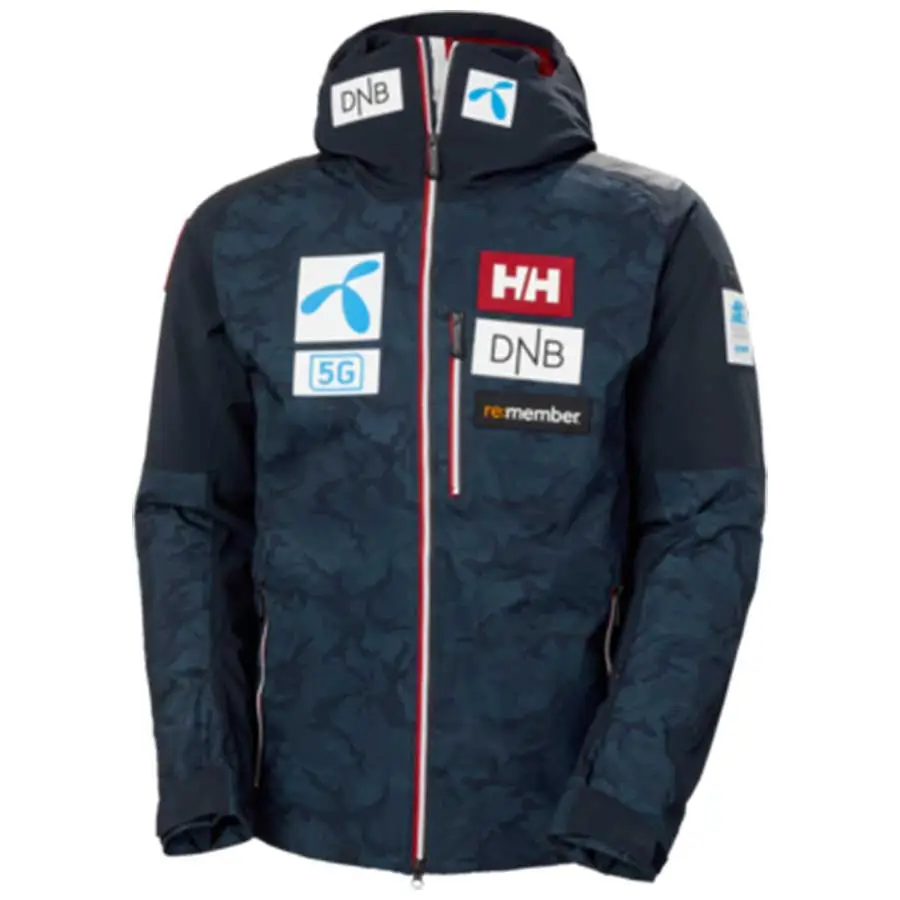 Helly Hansen Men's Norway Ski Team Kitzbuhel Infinity Stretch Jacket - Navy  NSF - TeamSkiWear