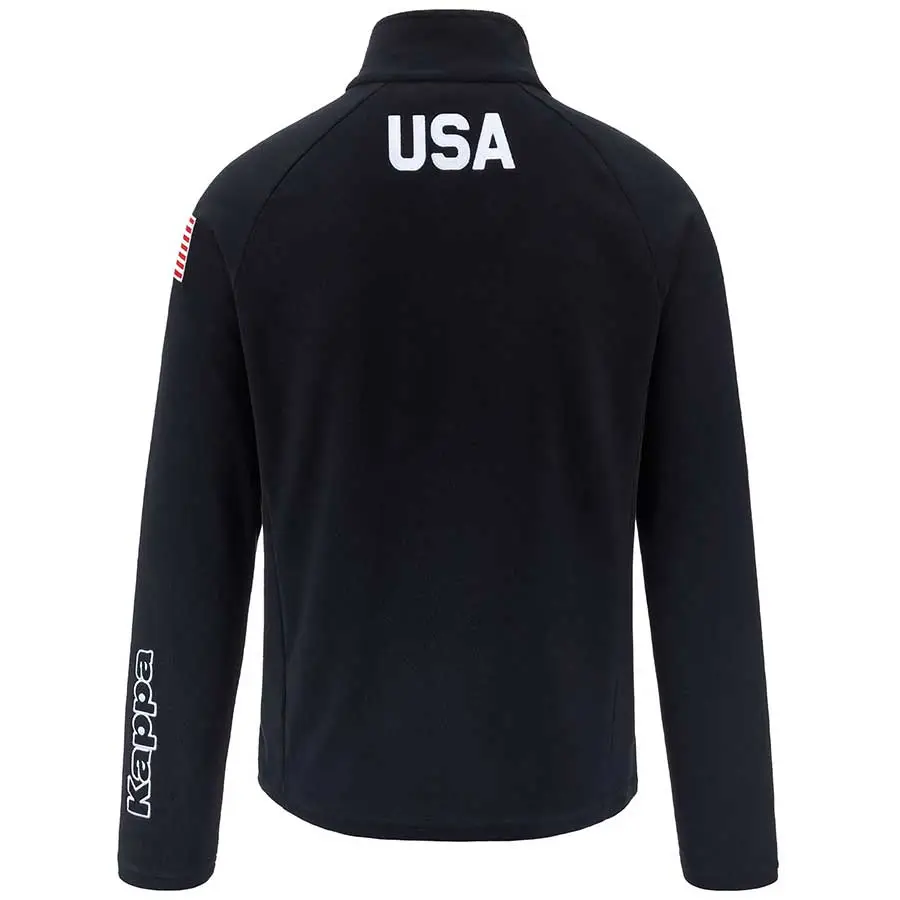 Dark Shop Layer | First Alpine - Team Kappa Men\'s Racing Navy USST USA TeamSkiWear - Shirt Ski Blue