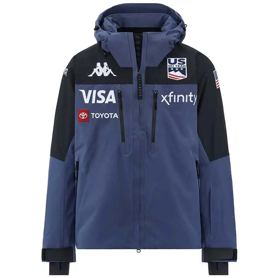 Men's USA Alpine Team Jacket - Blue Fiord Blue USST TeamSkiWear | Ski Racing Shop