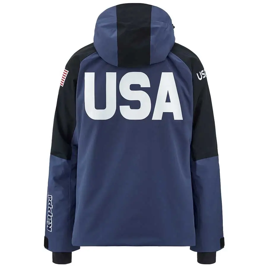 Kappa Men's USA Alpine Team Jacket - Blue Fiord Blue USST
