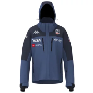 Kappa Mens USA Alpine Team Jacket - Blue Fiord Blue USST1