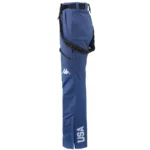 Pantalones de chándal Kappa USA Ski Team para hombre - Azul marino