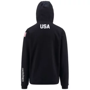 Kappa Mens USA Alpine Team Sweater Jacket - Blue Dark Navy USST2