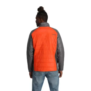 Spyder Mens Glissade Insulator Jacket - Twisted Orange2