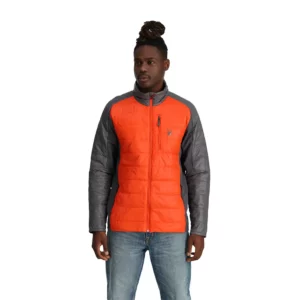 Spyder Mens Glissade Insulator Jacket - Twisted Orange1