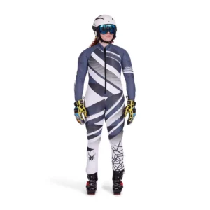 Spyder Womens Nine Ninety GS Race Suit - Zwart Streep1