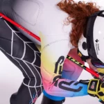 Spyder Womens Nine Ninety GS Race Suit - Blanc Combo5