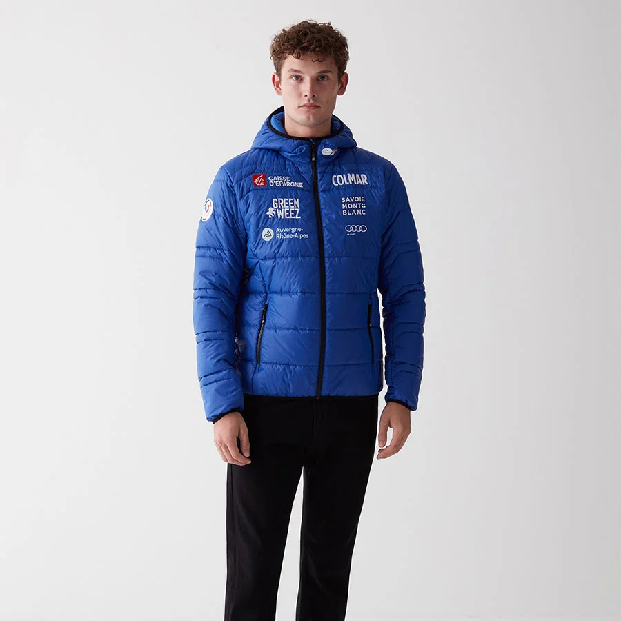 Colmar Men's French Ski Team Thermal Fleece Jacket - Abyss Blue