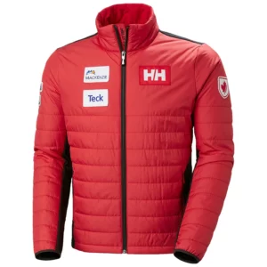 Helly Hansen Mens Canada Ski Team World Cup Insulator Jacket - Red ACA2