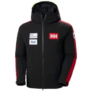 Helly Hansen Mens Canada Ski Team World Cup Jacket - Black ACA1