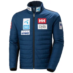 Helly Hansen Heren Noorwegen Ski Team World Cup Insulator Jacket - Ocean NSF3