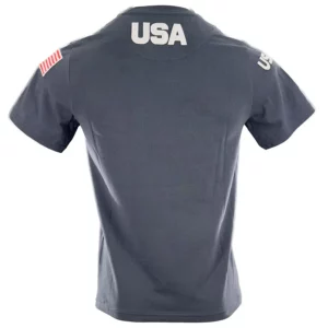 Kappa Mens USA Ski Team T Shirt - Blue Dark Navy3