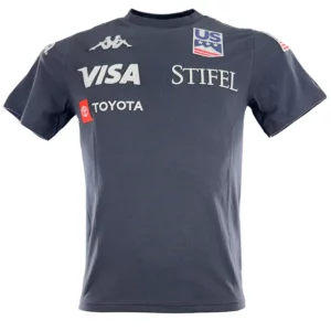Kappa Mens USA Ski Team T Shirt - Blue Dark Navy1