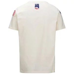 Kappa Heren USA Ski Team T Shirt - Witte Melk FP2