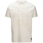 T-shirt Kappa USA Ski Team pour hommes - Blanc lait FP1