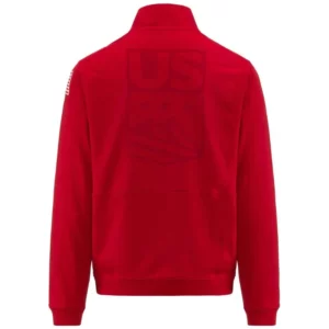 Kappa-Mens-USA-Team-Sweater-Jacket-Red-Racing3