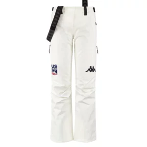 Kappa Womens USA Ski Team Pant - White Antique Black1