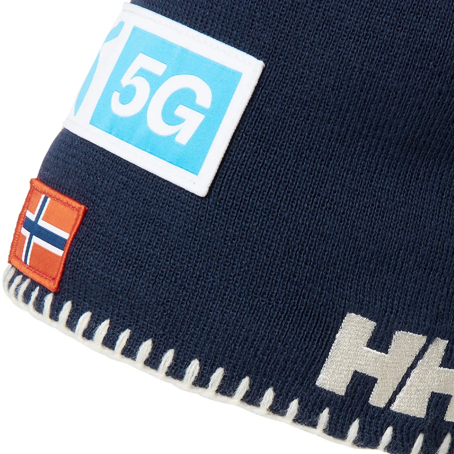 Bonnet doublé polaire de montagne de l’équipe de ski de Norvège Helly  Hansen - Ocean NSF