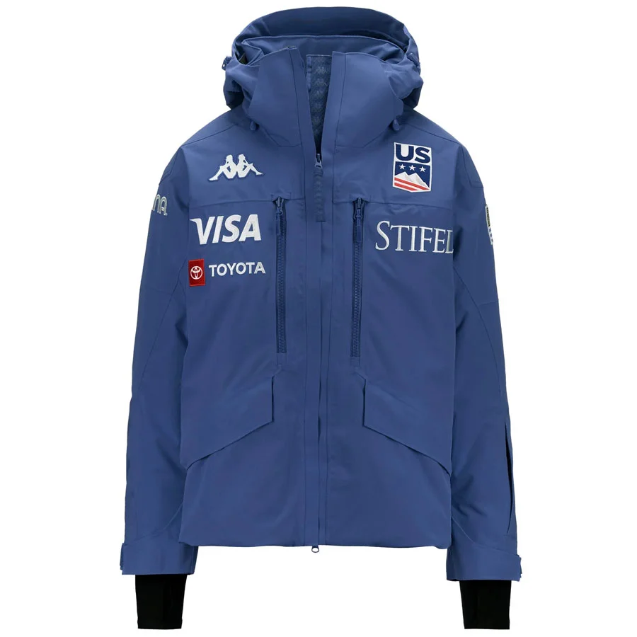 Kappa Mens USA Ski Team Jacket - Blue Fiord2